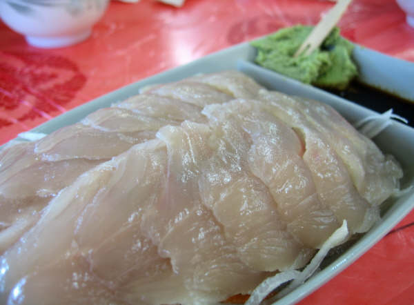鱒魚生魚片-南庄鱒魚養殖場